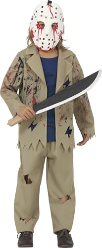 Fiestas GUiRCA Horror Killer Kinder Kostüm Alter 10-12 Jahre - mit Maske, Jackett mit Shirt und Hose Für Karneval/Fasching, Halloween, Themen Partys Fiestas GUiRCA Horror Killer Kinder Kostüm Alter 10-12 Jahre - mit Maske, Jackett mit Shirt und Hose Für Karneval/Fasching, Halloween, Themen Partys von Fiestas GUiRCA