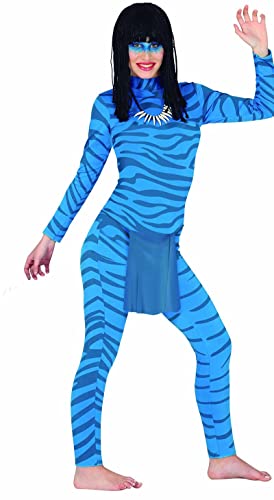Fiestas GUiRCA Magische Blaue Katze Damen Kostüm - Größe M 38 – 40 - Tigerin Frauen Kostüm blau gestreifter Katzen Onesie - Bengalischer Tiger Erwachsene Tier Kostüm Karneval, Fasching, Fastnacht Fiestas GUiRCA Magische Blaue Katze Damen Kostüm - Größe M 38 – 40 - Tigerin Frauen Kostüm blau gestreifter Katzen Onesie - Bengalischer Tiger Erwachsene Tier Kostüm Karneval, Fasching, Fastnacht von Fiestas GUiRCA