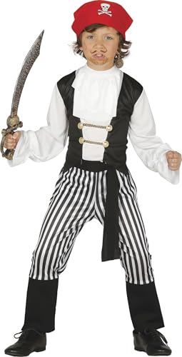 Fiestas GUiRCA Piratenkostüm Kinder Jungen - Kostüm Pirat Kinder inkl. Piraten Kopftuch mit Totenkopf - Alter 3-4 J.- Piraten Kapitän Kostüm Kinder Karneval, Fasching, Halloween, Seeräuber Outfit Fiestas GUiRCA Piratenkostüm Kinder Jungen - Kostüm Pirat Kinder inkl. Piraten Kopftuch mit Totenkopf - Alter 3-4 J.- Piraten Kapitän Kostüm Kinder Karneval, Fasching, Halloween, Seeräuber Outfit von Fiestas GUiRCA