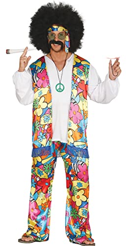 Guirca 84946 - Hippie Regenbogen, Erwachsene, Größe M 48-50 von FIESTAS GUIRCA