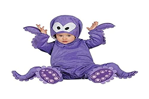 Fiestas Guirca Kostüm Baby-Oktopus Baby-Oktopus Baby Verkleidet, 6-12 months, Lila von Fiestas GUiRCA
