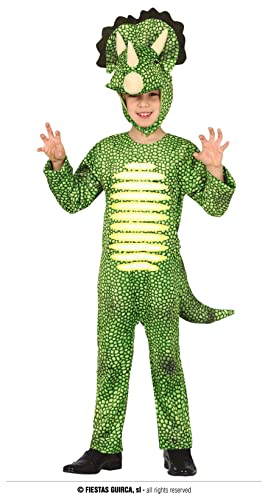 Fiestas Guirca - Triceratops Kostüm 3-4 JAHRE Hüte, Masken und Partyzubehör, mehrfarbig (GUI77452) von FIESTAS GUIRCA