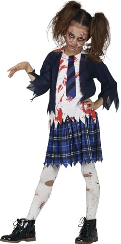 FIESTAS GUIRCA Zombie Schulmädchen Uniform in Blau Weiß für Kinder Alter 5-6 Jahre Für Karneval/Fasching, Halloween, Themen Partys FIESTAS GUIRCA Zombie Schulmädchen Uniform in Blau Weiß für Kinder Alter 5-6 Jahre Für Karneval/Fasching, Halloween, Themen Partys von FIESTAS GUIRCA