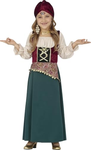 Fiestas Guirca Wahrsagerin Hellseherin Kinder Kostüm für Mädchen Alter 7-9 Jahre| Für Karneval/Fasching, Halloween, Themen Partys von Fiestas Guirca