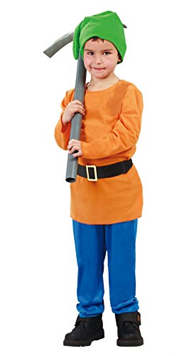 Guirca 81863 Zwergkostüm mit Kasack und Hose, für Kinder von 5-6 Jahren, mehrfarbig Guirca 81863 Zwergkostüm mit Kasack und Hose, für Kinder von 5-6 Jahren, mehrfarbig von FIESTAS GUIRCA