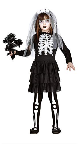 Guirca 85798 - Skeleton Bride Kinder Größe 5-6 Jahre von FIESTAS GUIRCA