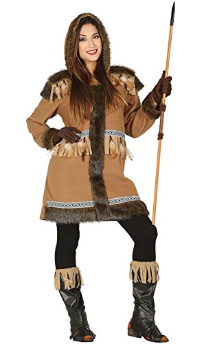 FIESTAS GUIRCA, S.L. Eskimo Kunsthaar Kostüm für Damen L von Fiestas GUiRCA