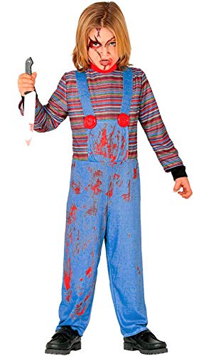 Guirca - Kostüm Chuckie Kind 10/12 Jahre, Farbe Blau und Rot, von 10 bis 12, 87800 von Fiestas GUiRCA
