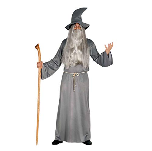 Guirca - Hexenkostüm für Kinder Gandalf 5/6 Jahre, Farbe Grau, (110/116), 8576 von FIESTAS GUIRCA