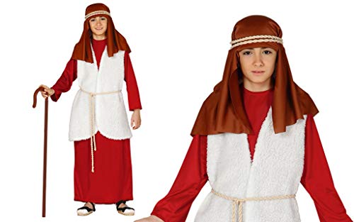 Guirca – Kostüm-Hebräisch Hirte, 5 – 6 Jahre 5-6 años rot von Guirca