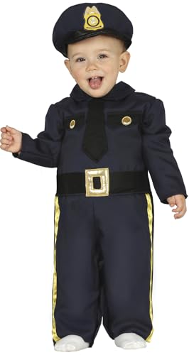 Guirca - Kostüm Polizist Neugeborene 12/24 Monate, Farbe Blau, 2 Jahre, 87611 Guirca - Kostüm Polizist Neugeborene 12/24 Monate, Farbe Blau, 2 Jahre, 87611 von FIESTAS GUIRCA