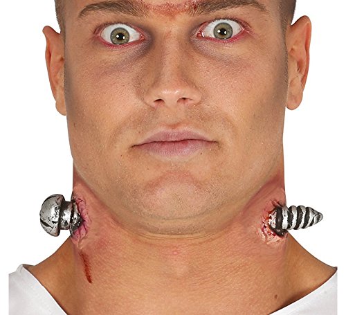 Guirca Narben Wunden Verletzungen Schraube für Halloween Horror Party Zombie Tod tot Blut von FIESTAS GUIRCA