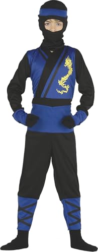 Guirca Ninja-Kostüm, blau 5-6 años einfarbig Guirca Ninja-Kostüm, blau 5-6 años einfarbig von Guirca