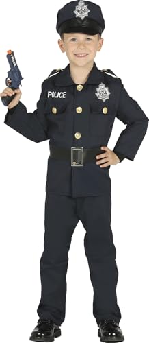 FIESTAS GUIRCA Costume da poliziotto agente di Polizia Americano Bambino Bambina, 7-9 anni von Fiestas GUiRCA