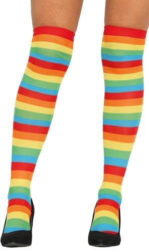 Ringel Strümpfe Clowns Overknee bunt für Damen Karneval Fasching Party Motto Ringel Strümpfe Clowns Overknee bunt für Damen Karneval Fasching Party Motto von Guirca