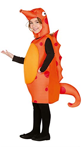 Guirca Seepferdchen Kostüm für Kinder,Orange,7-9 Jahre (125 - 135 cm) von FIESTAS GUIRCA