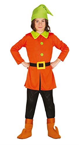 Guirca Zwergkostüm Orange für Kinder S1-(5/6 Jahre) von Guirca