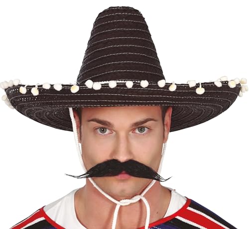Sombrero Mexikaner 45 cm Schwarz - Sombreros, Gorros, Cascos y Diademas Sombrero Mexikaner 45 cm Schwarz - Sombreros, Gorros, Cascos y Diademas von FIESTAS GUIRCA