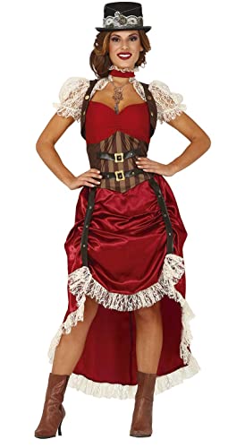FIESTAS GUIRCA Steampunk Western Kostüm für Damen L von Fiestas GUiRCA