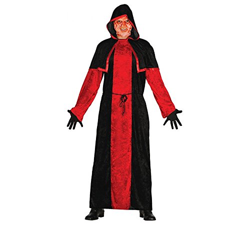 satanischer Mönch Halloween Kostüm für Herren Herrenkostüm Pastor Mönchkostüm Pfarrer Priester Horror Kirche Gr. M-L, Größe:M von Fiestas GUiRCA