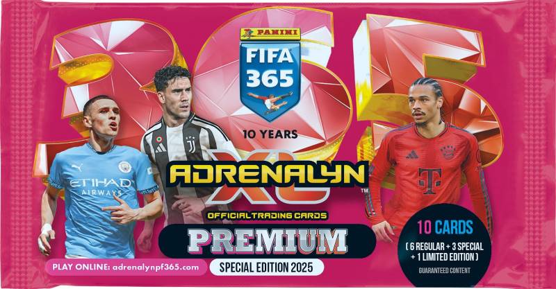 FIFA 365 Adrenalyn XL 2025 Premium Sammelkarten von FIFA