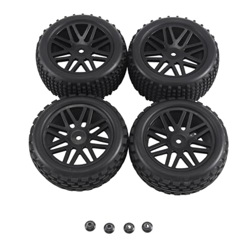 FIGGRITID 4 Stück 85 mm Reifen für 144001 144010 124007 124017 1/10 1/12 1/14 RC Auto Off Road Ersatzteile Zubehör, D von FIGGRITID