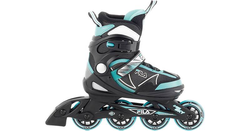 Inlineskate J-One Sky black/mint schwarz/grün Gr. 28-32 von FILA Skates