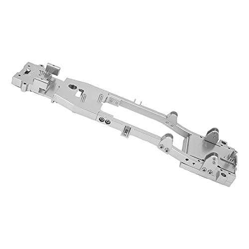 FILFEEL CNC Metal Body Chassis Frame, 1pcs -Chassis -Rahmen für WPL D12 RC Rahmen Aluminiumlegierung für WPL D12 1/10 RC Modell (Silver) von FILFEEL