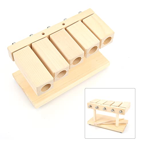 FILFEEL Hölzerne Musikspielzeug, Baby Musical Toys Baby Maracas 5 Töne Rhythmus Ahornblöcke mit Hammerholz für Nationale Opernmusik FILFEEL Hölzerne Musikspielzeug, Baby Musical Toys Baby Maracas 5 Töne Rhythmus Ahornblöcke mit Hammerholz für Nationale Opernmusik von FILFEEL