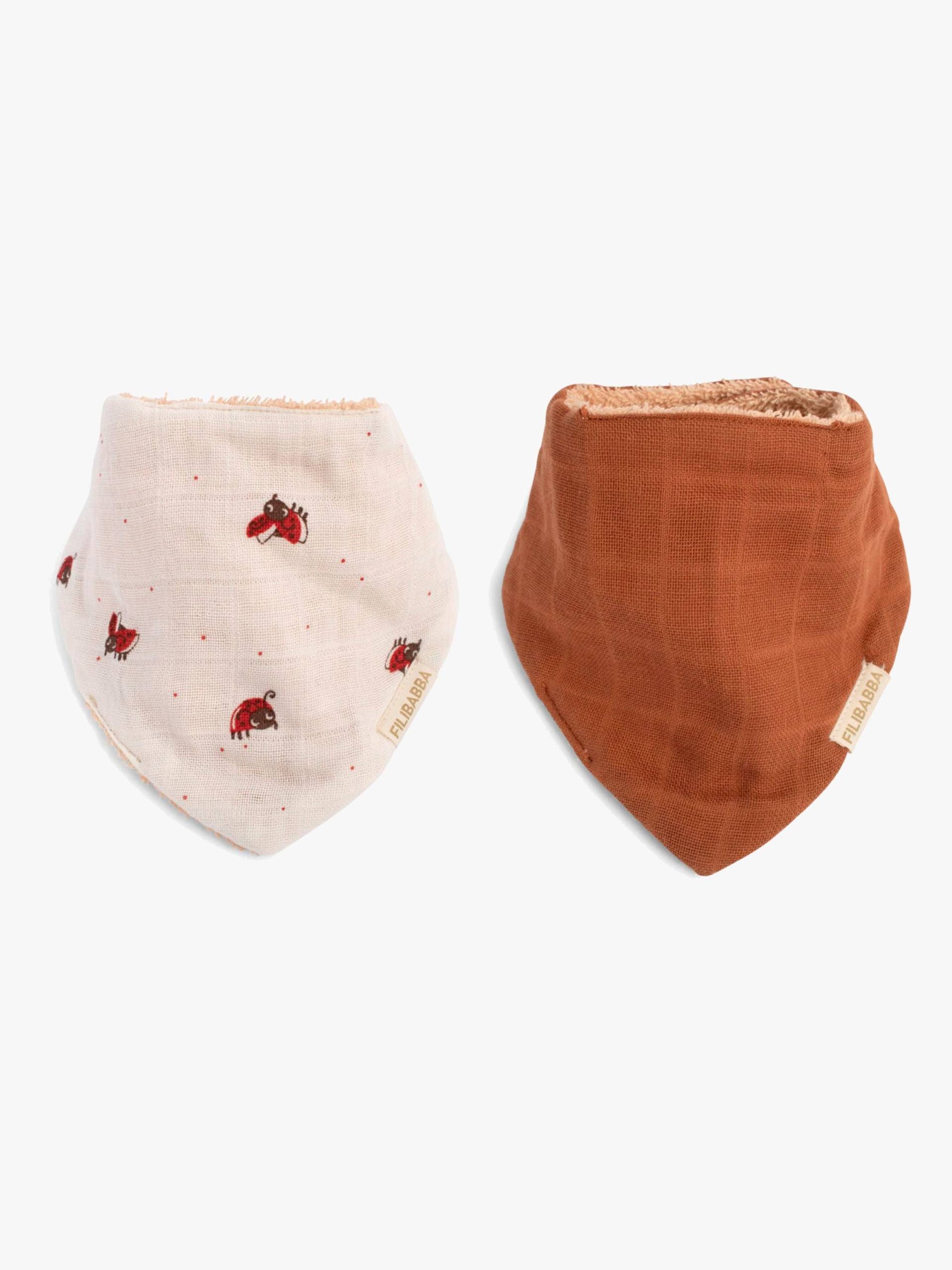 FILIBABBA Bandana Halstücher 2er-Pack, Lucky/Amber Brown FILIBABBA Bandana Halstücher 2er-Pack, Lucky/Amber Brown von FILIBABBA