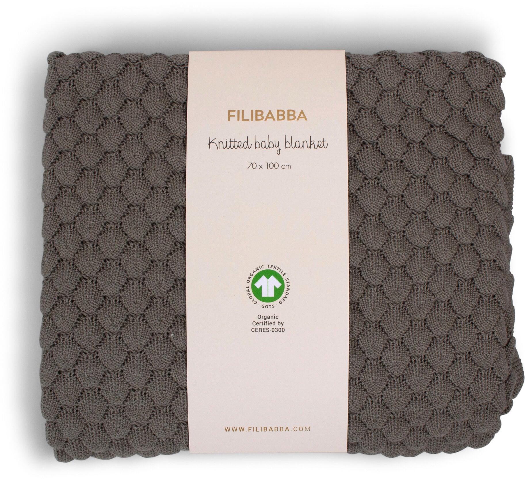 FILIBABBA Gestrickte Decke, Rock Ridge FILIBABBA Gestrickte Decke, Rock Ridge von FILIBABBA