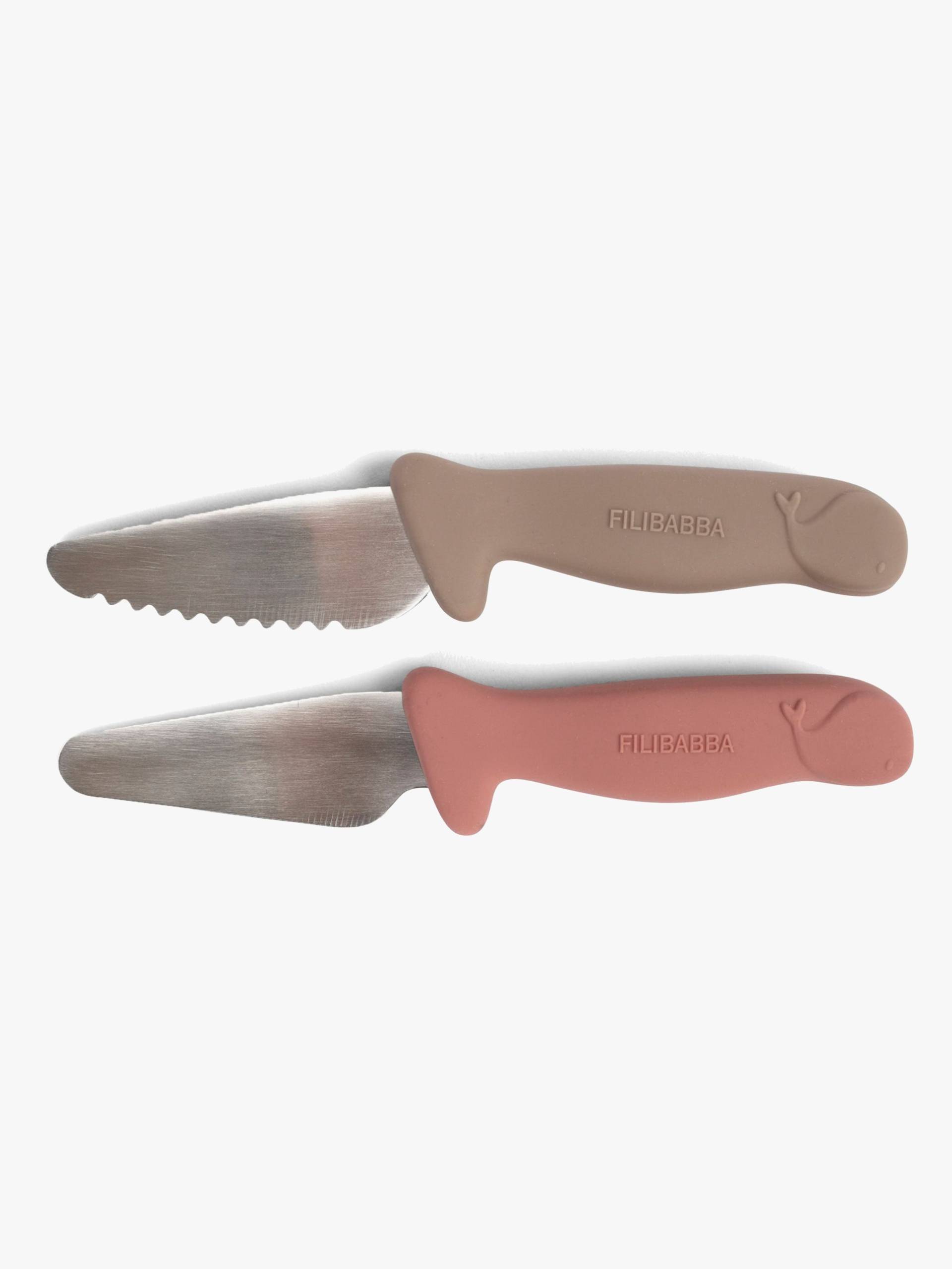 FILIBABBA Kindermesserset 2er-Pack, Warm Grey/Rose von FILIBABBA