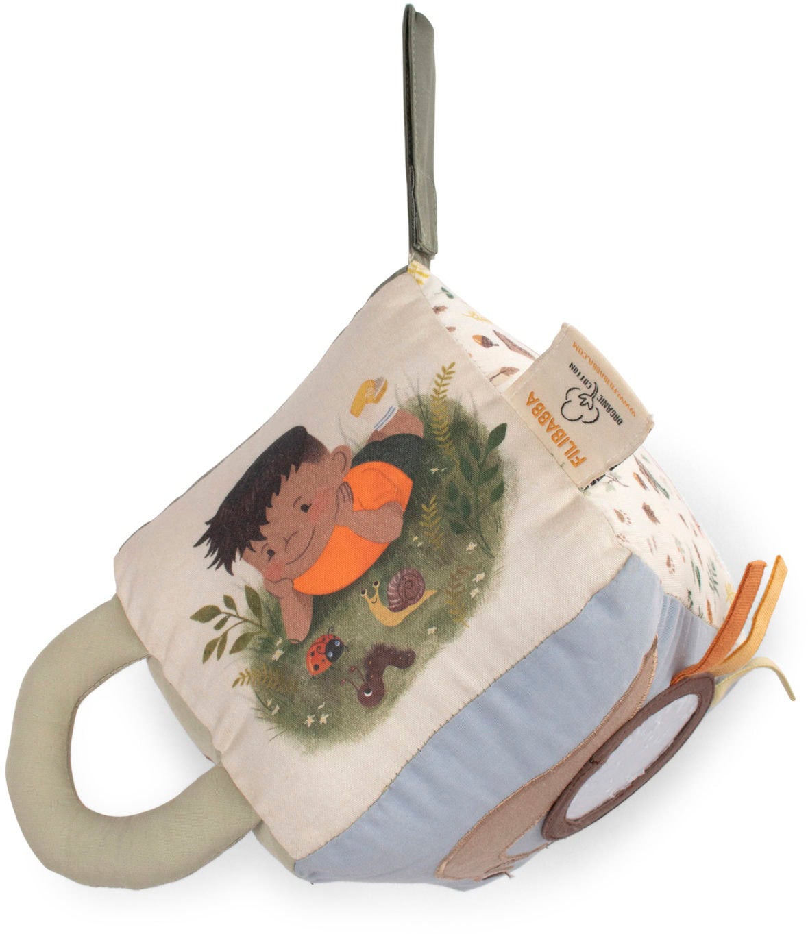 FILIBABBA Little Wonders Weicher Aktivitätswürfel, Babyspielzeug FILIBABBA Little Wonders Weicher Aktivitätswürfel, Babyspielzeug von FILIBABBA
