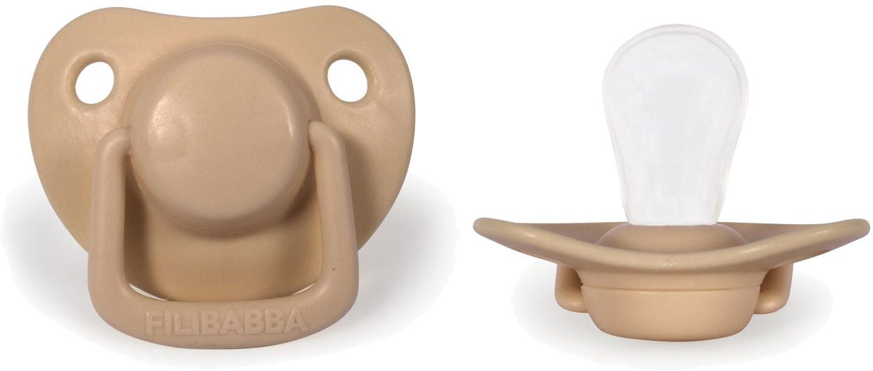 FILIBABBA Schnuller 0-6 Monate 2er-Pack, Doeskin FILIBABBA Schnuller 0-6 Monate 2er-Pack, Doeskin von FILIBABBA
