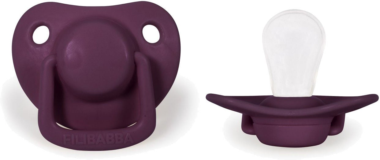 FILIBABBA Schnuller 0-6 Monate 2er-Pack, Plum FILIBABBA Schnuller 0-6 Monate 2er-Pack, Plum von FILIBABBA