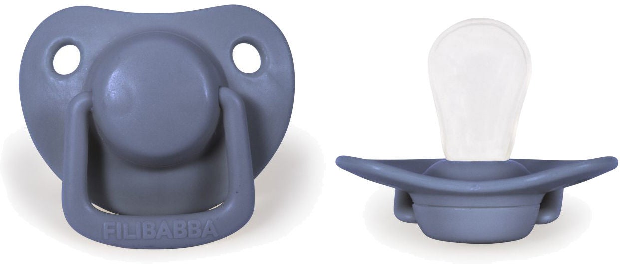 FILIBABBA Schnuller 0-6 Monate 2er-Pack, Powder Blue FILIBABBA Schnuller 0-6 Monate 2er-Pack, Powder Blue von FILIBABBA