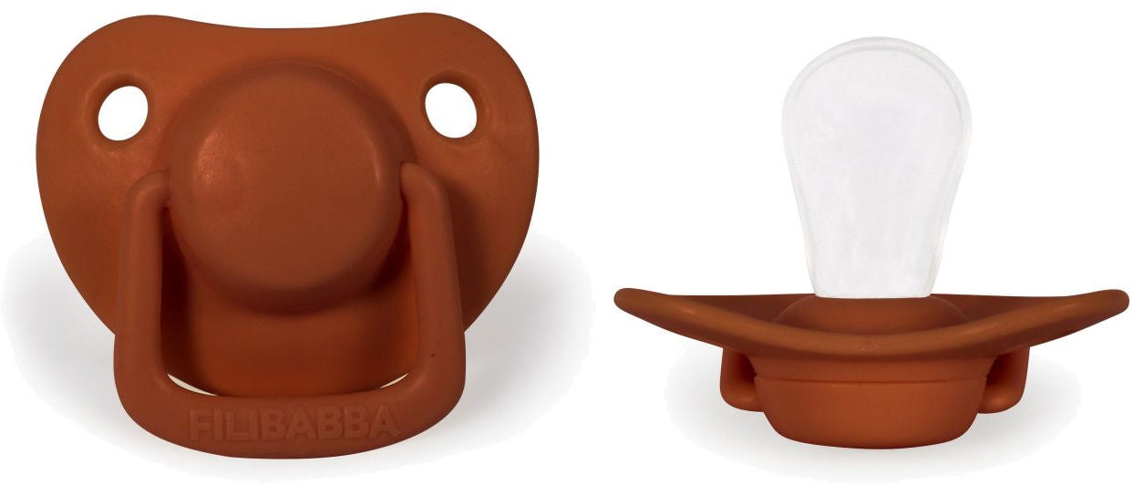 FILIBABBA Schnuller 0-6 Monate 2er-Pack, Rust FILIBABBA Schnuller 0-6 Monate 2er-Pack, Rust von FILIBABBA