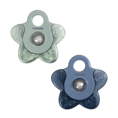 Filibabba Kühlbeißring Cooling Star 2er-Pack - Blue Mix von Filibabba