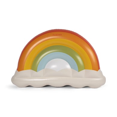 Filibabba Luftmatratze - Bunter Regenbogen von Filibabba