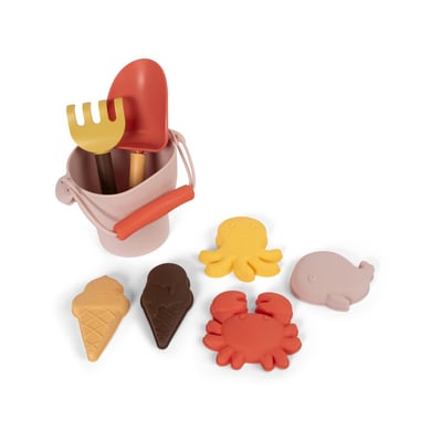 Filibabba Silikon Strandset - Peach Mix von Filibabba