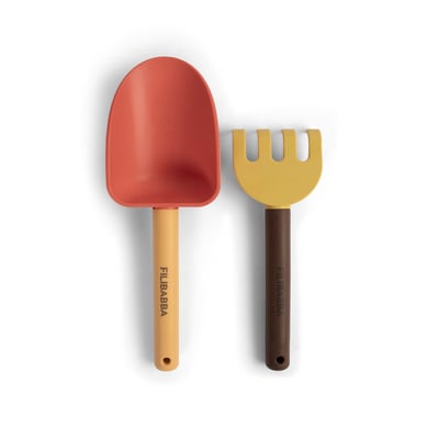 Filibabba Strandset Schaufel und Rechen - Peach Mix von Filibabba