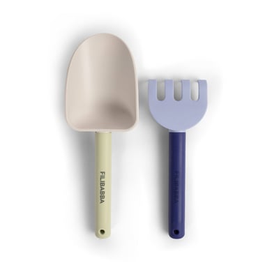 Filibabba Strandset Schaufel und Rechen - blauer Mix Filibabba Strandset Schaufel und Rechen - blauer Mix von Filibabba