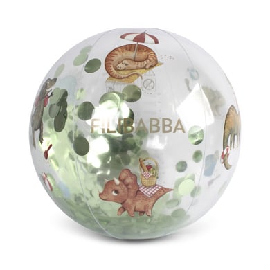 Filibabba Wasserball Alfie - Dino Beach Konfetti von Filibabba