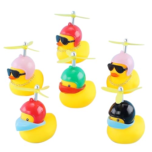 6 Stück Gummi Badeenten,21 er Set Mini-Badeenten Badewannenspielzeug,Quietschen Bade Enten für Kinder,Babydusche, Kindergeburtstagpartys,Strand und im Pool (Style A, 21) von FILOEEX