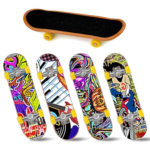 FILOEEX Finger Skateboard,Mini Fingerspielzeug Set,Trainiert Fingerkoordinatio für Kinder Partytütenfüller,Liebhaber und Kinder von FILOEEX