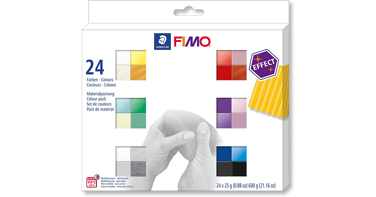 FIMO effect Materialpackung, 24 x 25 g von FIMO