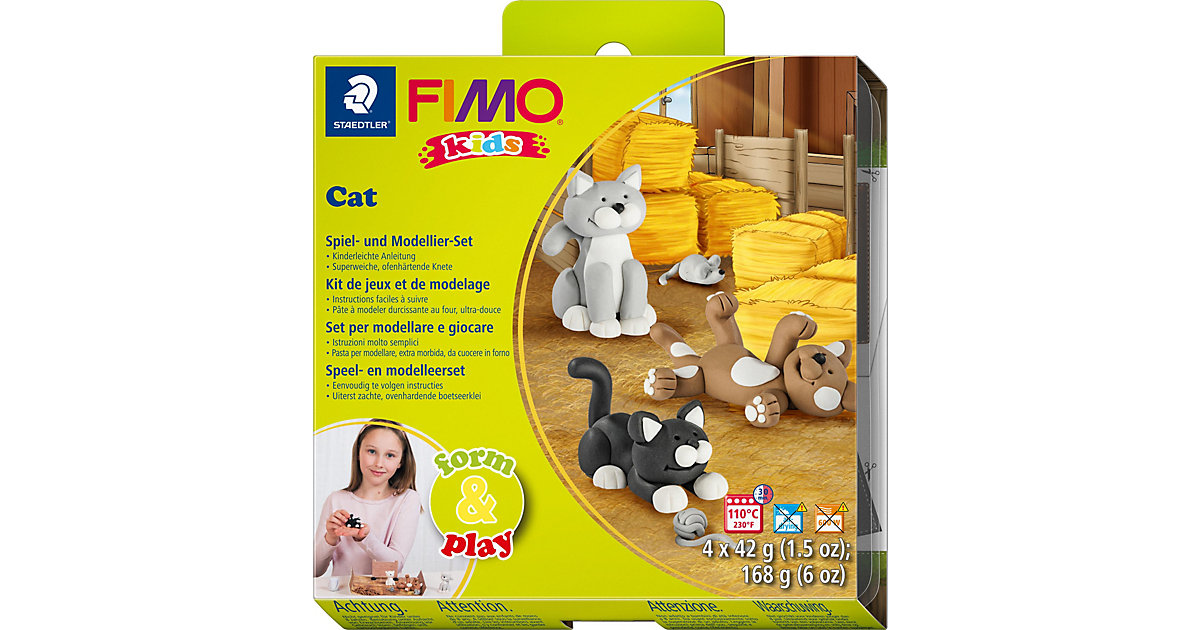FIMO kids Form & Play Katzen von FIMO