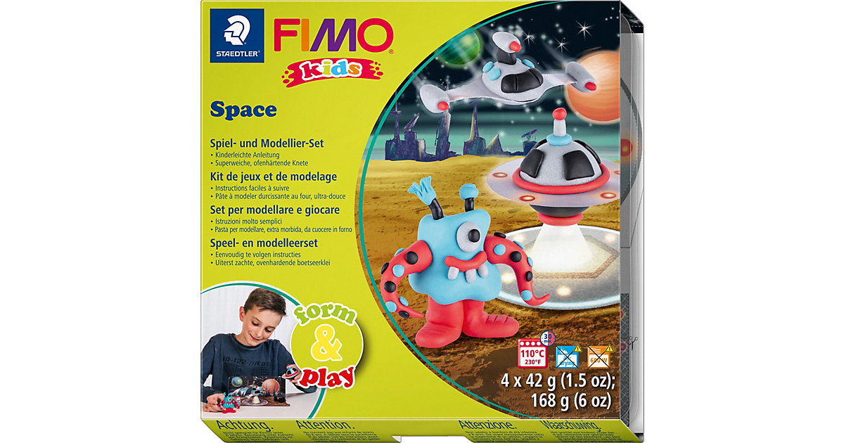 FIMO kids Form & Play Weltraum-Monster von FIMO