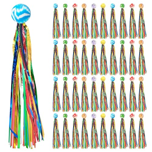 FINEASY 40 Stück Hüpfbälle für Kinder, Flummies für Kinder 25mm Springball mit Farbige Bänder, Gummiball Spielzeug, Geburtstag Mitgebsel Kinder für Mitbringsel Kindergeburtstag FINEASY 40 Stück Hüpfbälle für Kinder, Flummies für Kinder 25mm Springball mit Farbige Bänder, Gummiball Spielzeug, Geburtstag Mitgebsel Kinder für Mitbringsel Kindergeburtstag von FINEASY
