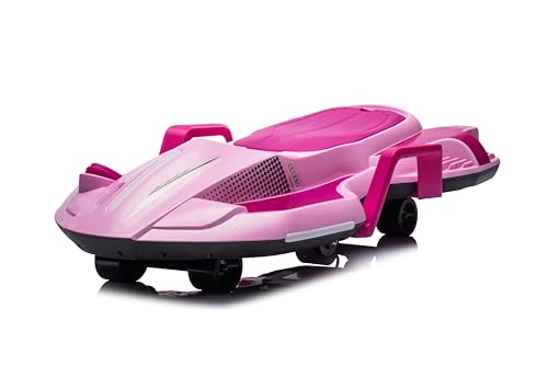 FINOOS Balanceboard - Hooverboard 18V - Elektrofahrzeug für Kinder - Kinder-Elektroauto geeignet für 6- bis 10-Jährige (Rosa) von FINOOS